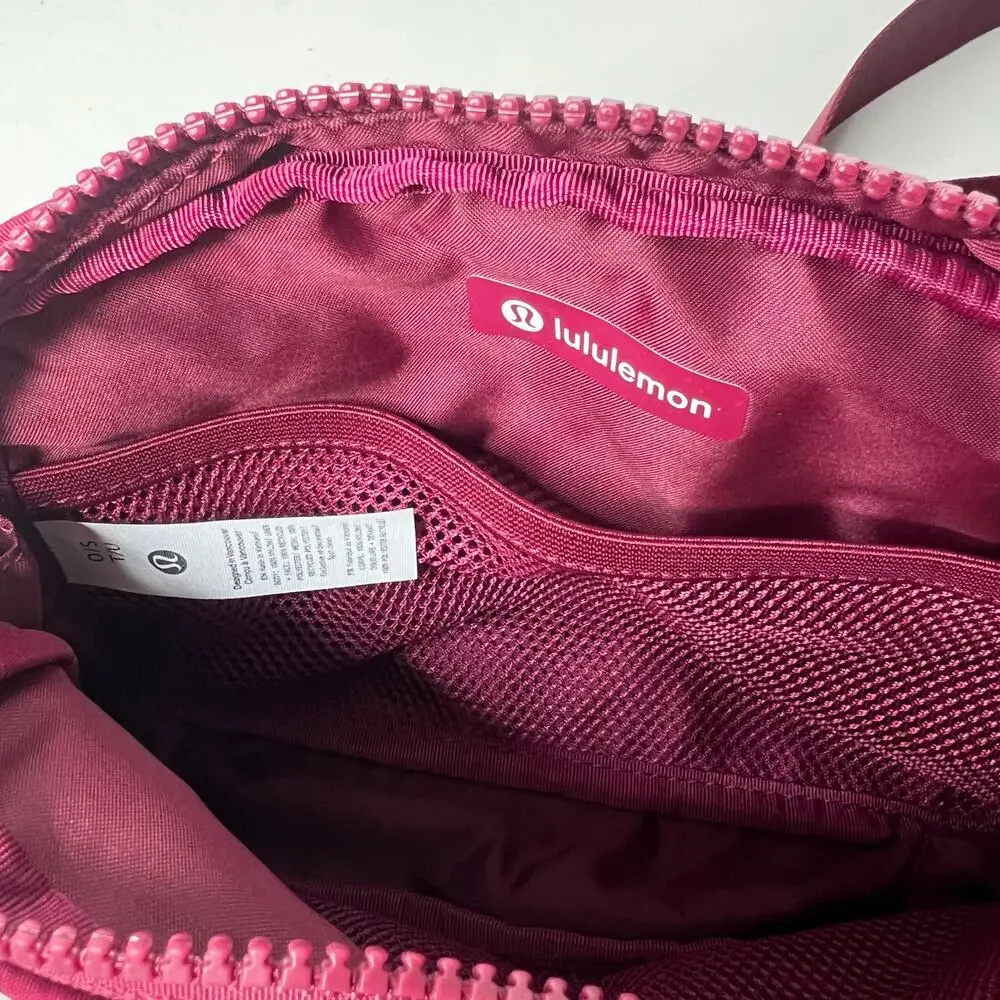Lululemon Red Merlot Everywhere Belt Bag